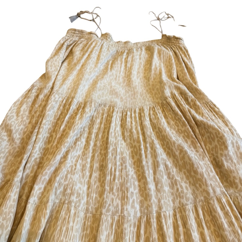 Spell & The Gypsy Wild Thing Maxi Dress Spaghetti Strap Boho Tiered Size Medium - Picture 12 of 16
